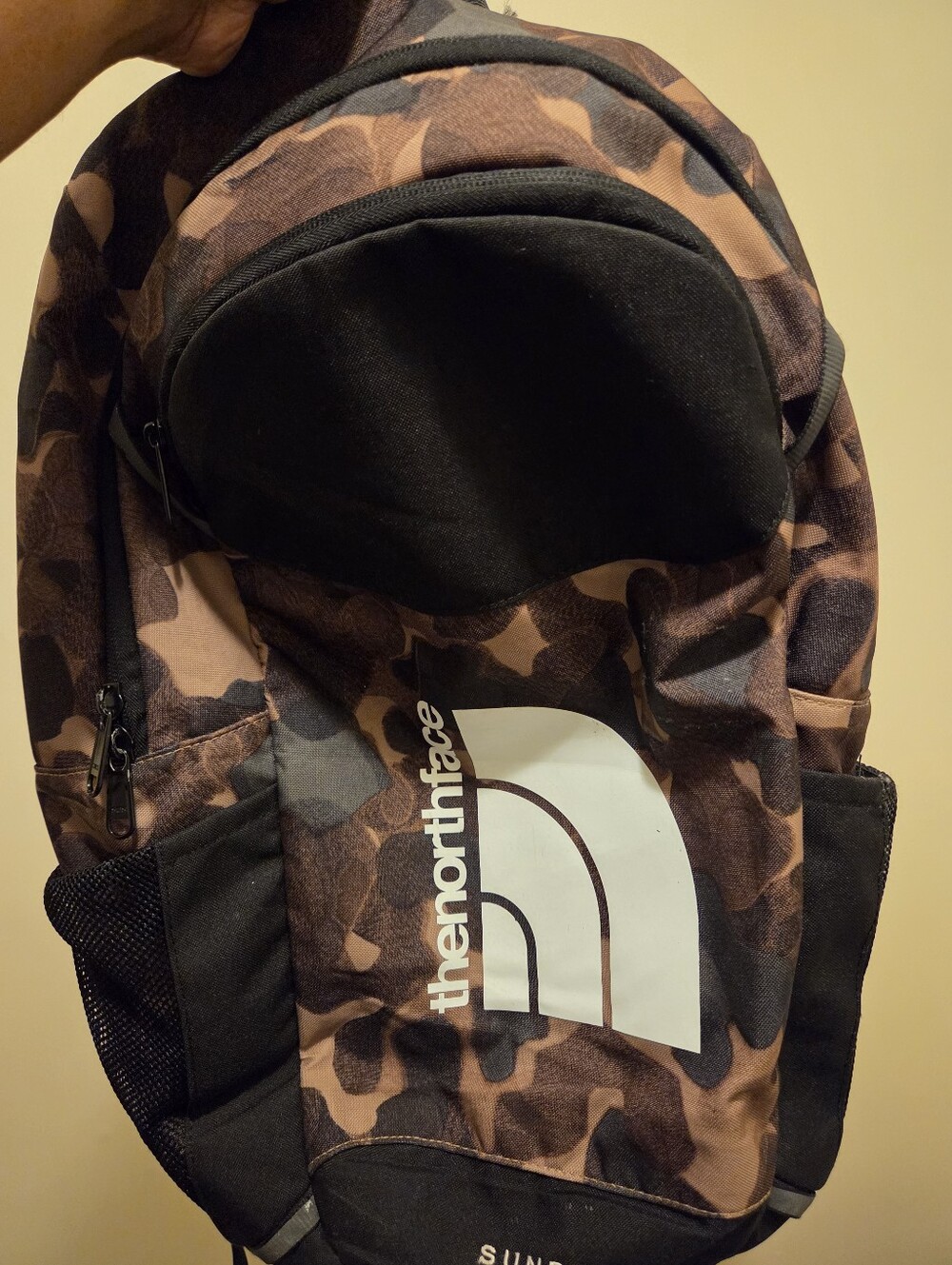 The North Face Backpack: Sunder. Adult Size. Army Camo. - Picture 2 of 6